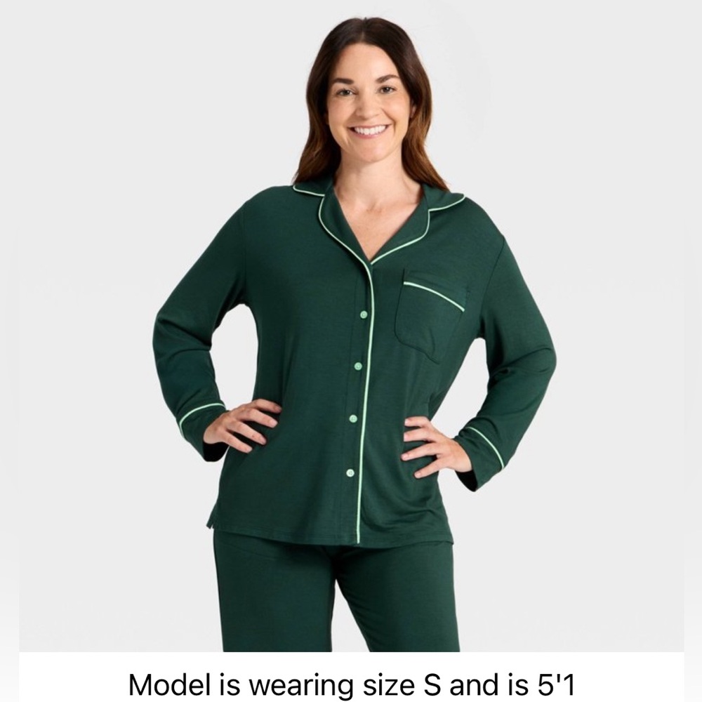 GREEN Audrey Pajama Set 2025 - Picture 3 of 6